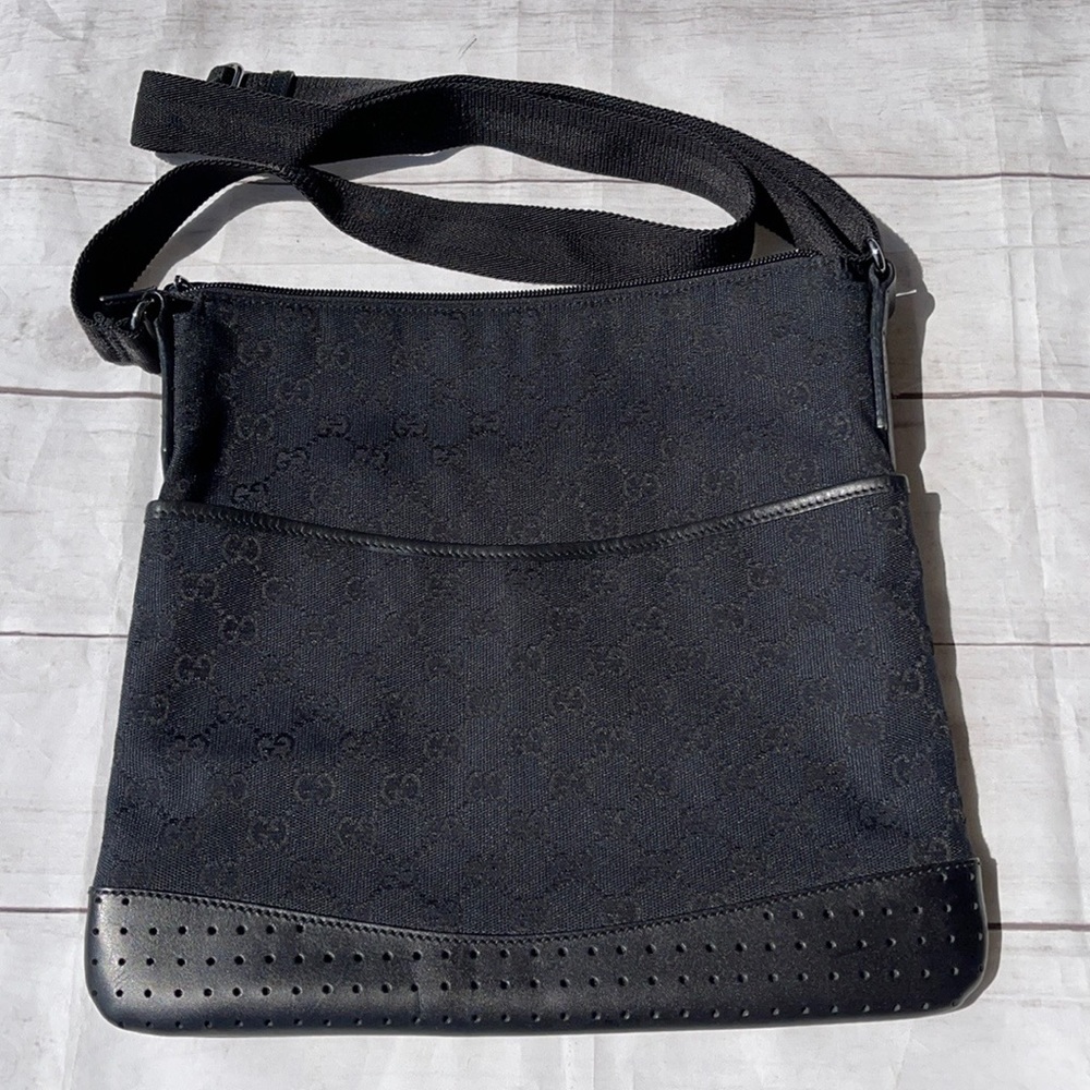 SOLD 🛒GUCCI GG Perforated Crossbody